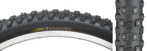 Kenda Klondike K1013 Tire - 26 x 2.1, Clincher, Wire, Black, 30tpi, Studded