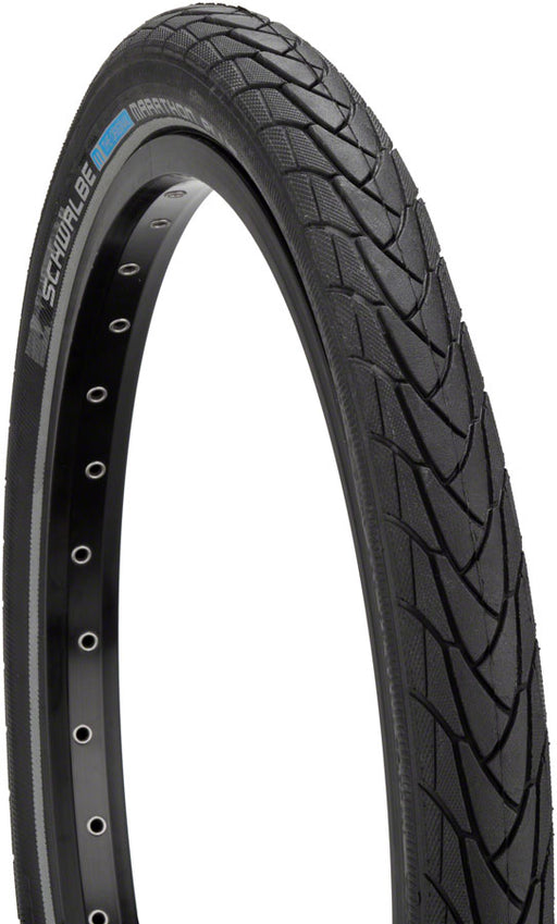 Schwalbe Marathon Plus Tire - 20 x 1.75, Clincher, Wire, Black/Reflective, Performance Line