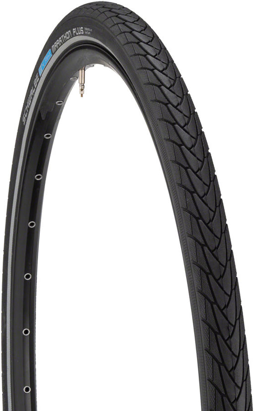 Schwalbe Marathon Plus Tire - 26 x 1-5/8, Clincher, Wire, Black/Reflective, Performance, Endurance, SmartGuard, E-50