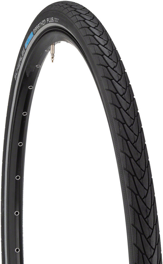 Schwalbe Marathon Plus Tire - 700 x 45, Clincher, Wire, Black/Reflective, Performance, Endurance, SmartGuard, E-50