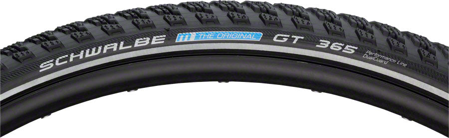 Schwalbe Marathon GT 365 Tire - 700 x 50, Clincher, Wire, Black/Reflective, Performance, FourSeason, DualGuard