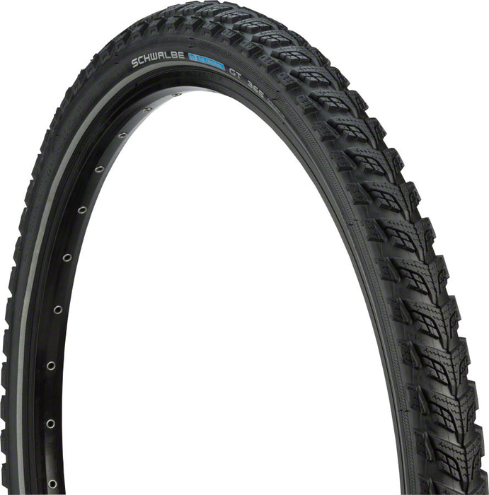 Schwalbe Marathon GT 365 Tire - 700 x 45, Clincher, Wire, Black, DualGrd, Four Season