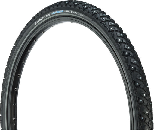 Schwalbe Marathon Winter Plus Tire - 26 x 1.75, Clincher, Wire, Black, SmartGuard, Winter