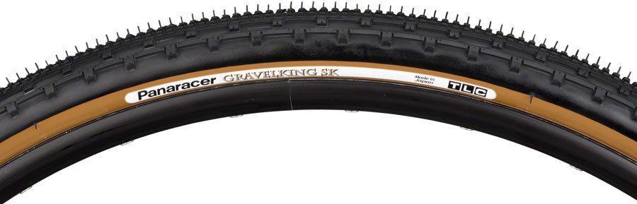 Panaracer GravelKing SK K Tire, 700x50c - Black/Brown