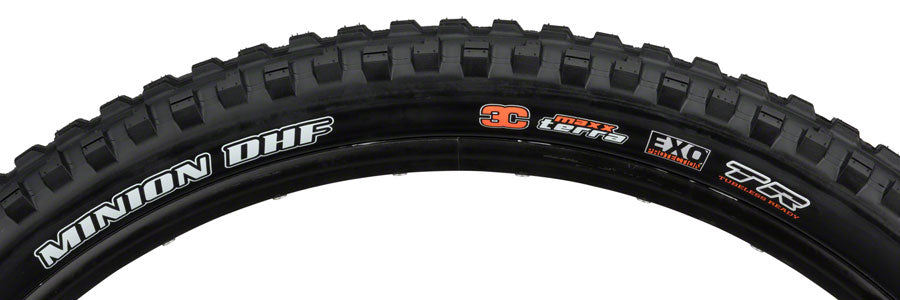 Maxxis Minion DHF Tire - 27.5 x 2.8, Tubeless, Folding, Black, 3C Maxx Terra, EXO+
