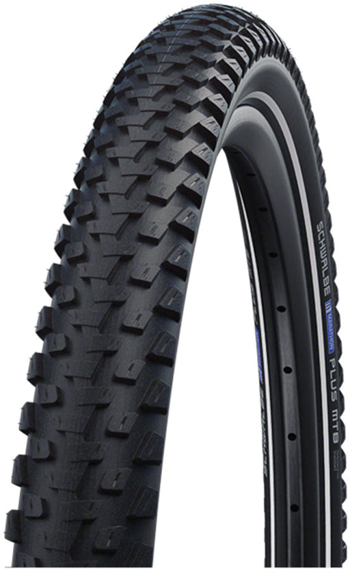 Schwalbe Marathon Plus MTB Tire - 26 x 2.1, Clincher, Wire, Black/Reflective, Performance, Dual, SmartGuard, E-50