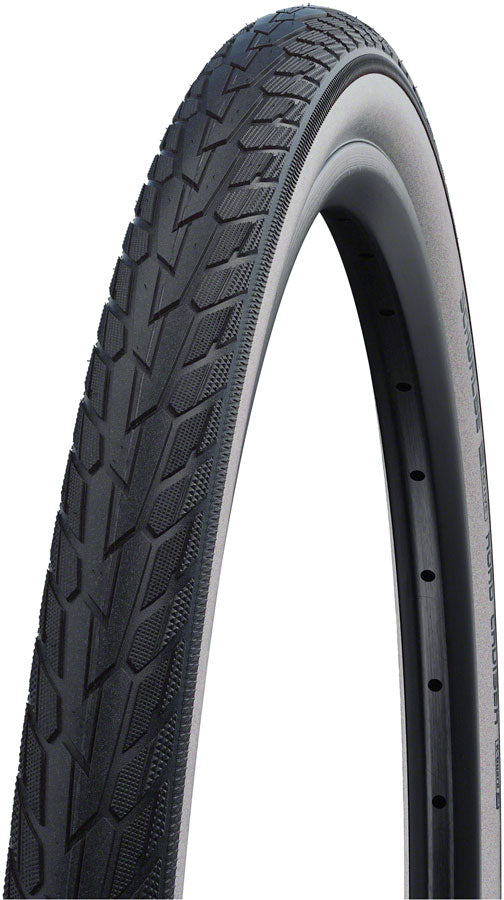 Schwalbe Road Cruiser Tire - 700 x 35, Clincher, Wire, White/Black, K-Guard, Green