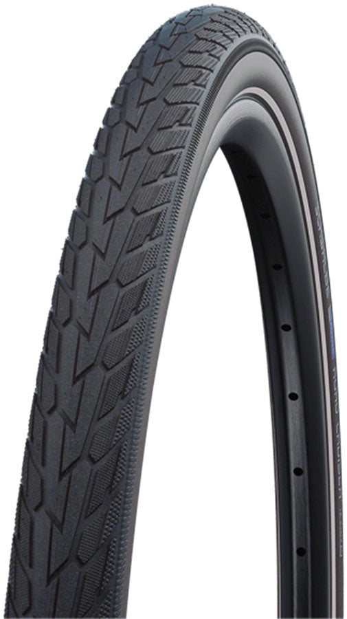 Schwalbe Road Cruiser Tire - 700 x 40, Clincher, Wire, Coffee/Black, K-Guard, Green