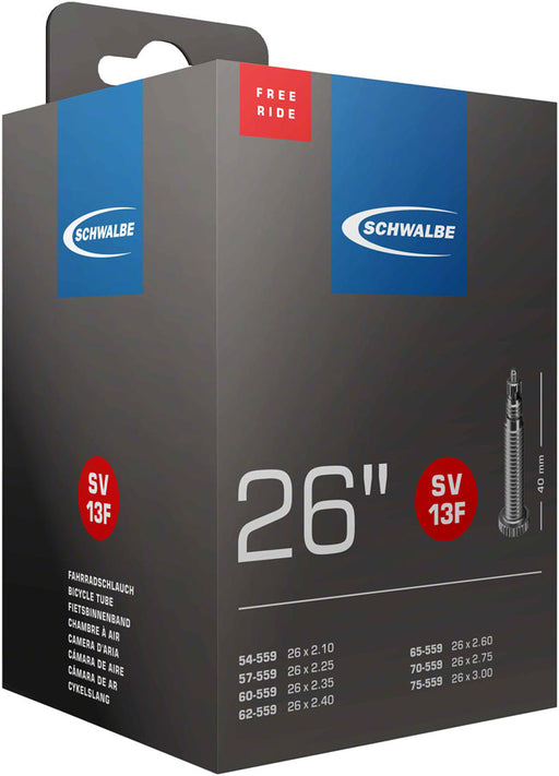 Schwalbe Standard Tube - 26 x 2.10-3.0", 40mm, Presta Valve