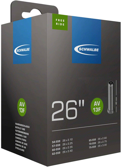 Schwalbe Standard Tube - 26 x 2.10-3.0", 40mm, Schrader Valve