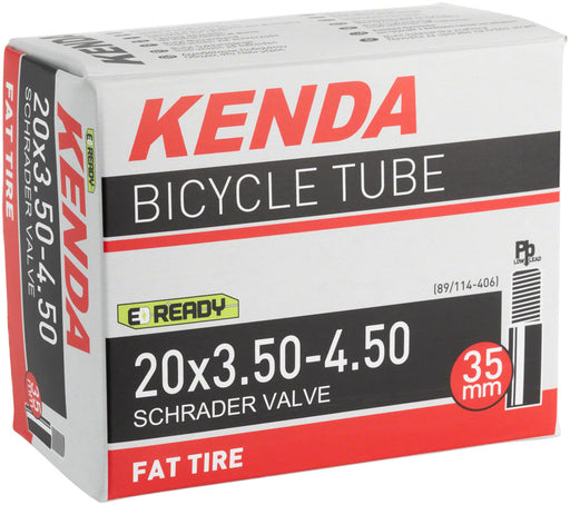 Kenda 20" x 3.50-4.50" Tube: Low Lead Schrader Valve