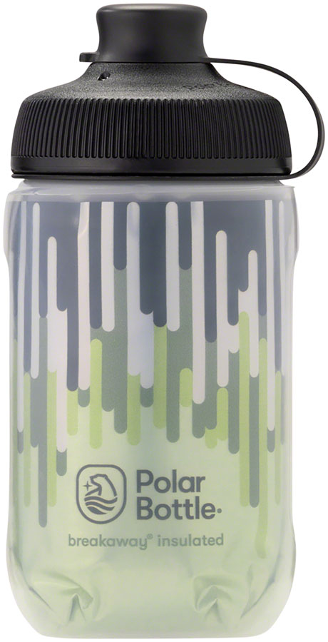 Polar Bottle Muck Insulated Water Bottle , 12oz -Zipper Moss/Desert