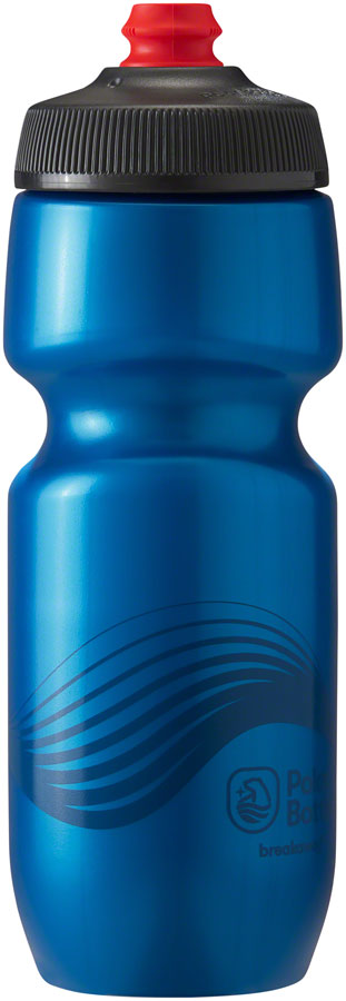 Polar Bottle Breakaway Water Bottle, 24oz - Wave Deep Blue/Charcoal