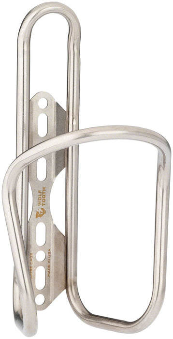 Wolf Tooth Components Morse Cage, Stainless - Silver