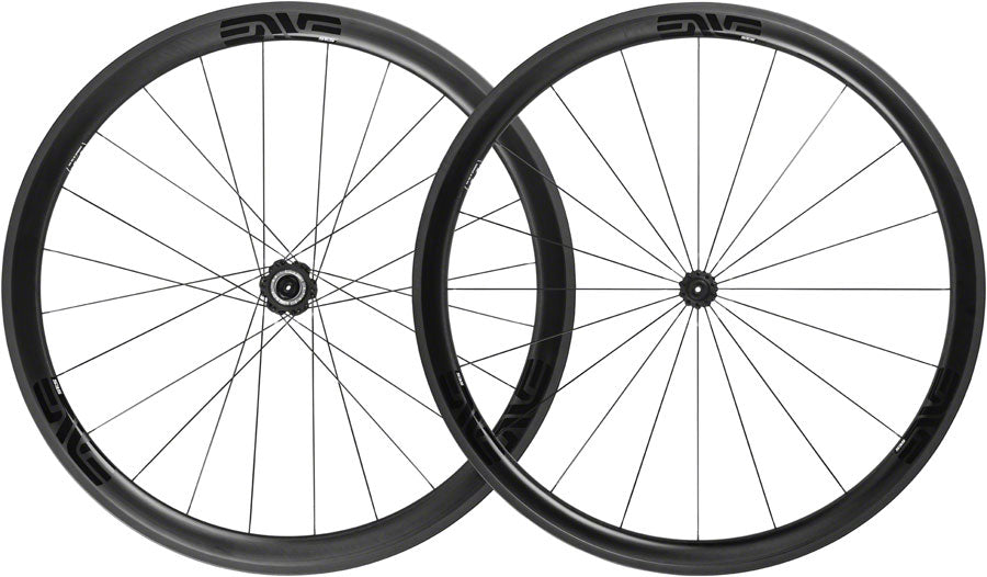 ENVE Composites SES 3.4 Wheelset - 700, QR x 100/130mm, Rim Brake, HG 11, Black, Carbon Hub
