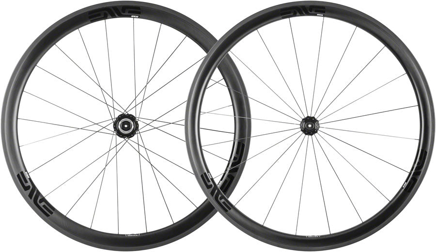 ENVE Composites SES 3.4 Wheelset - 700, QR x 100/130mm, Rim Brake, HG 11, Black, Alloy Hub