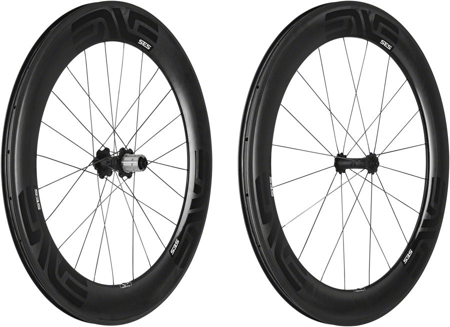 ENVE Composites SES 7.8 Wheelset - 700, QR x 100/130mm, Rim Brake, HG 11, Black, Carbon Hub