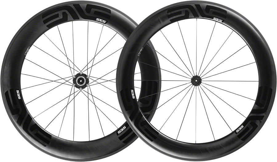 ENVE Composites SES 7.8 Wheelset - 700, QR x 100/130mm, Rim Brake, HG 11, Black, Clincher, ENVE Composites Alloy