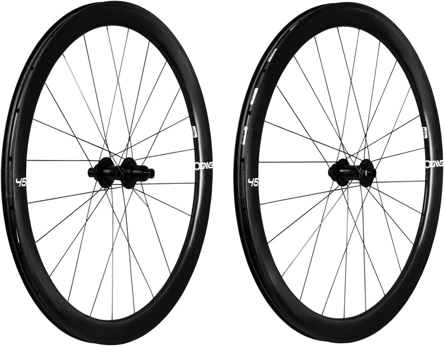 ENVE Composites 45 Foundation Wheelset - 700, 12 x 100/142mm, Center-Lock, HG 11, Black