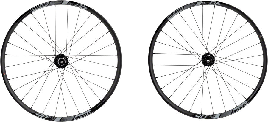 FSA Non Series Off-Road Plus Wheelset - 27.5", 12/15 x 110mm/12 x 148mm, 6-Bolt, HG 11, Black