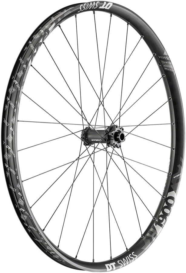 DT Swiss H 1900 Spline 35 Front Wheel: 27.5", 15 x 110mm Boost, 6-Bolt, Black, Ebike