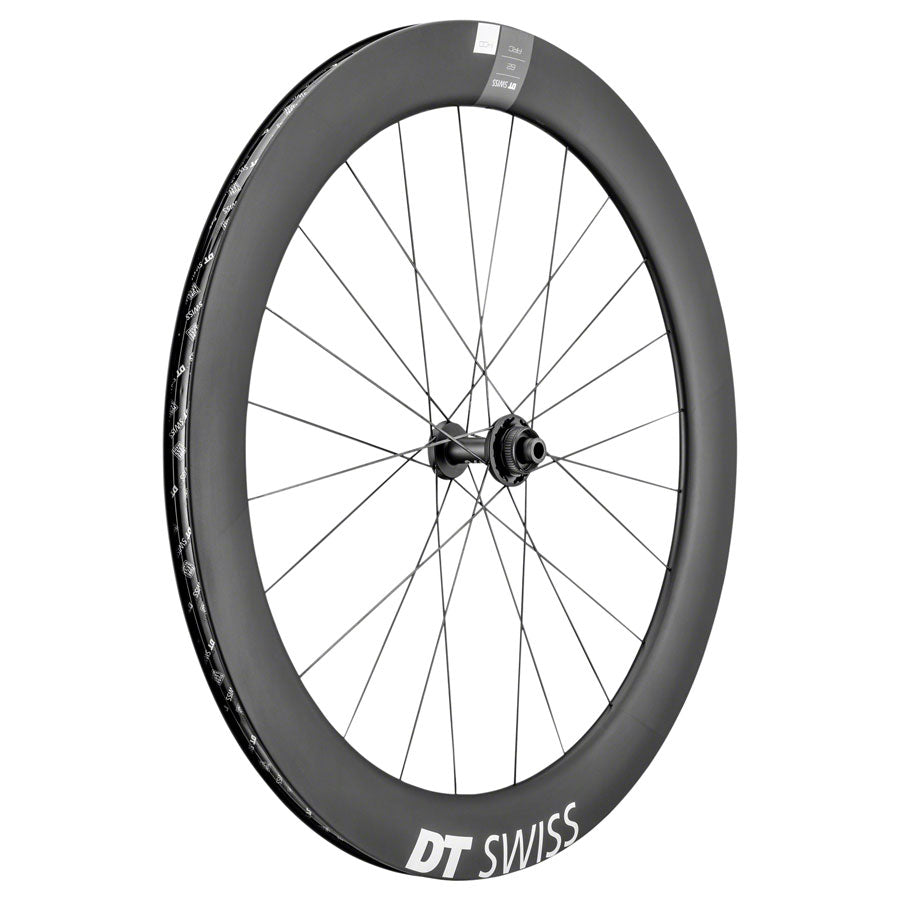 DT Swiss ARC1400 DiCut Front Wheel - 62mm, 700c, 12 x 100mm, Centerlock, Black