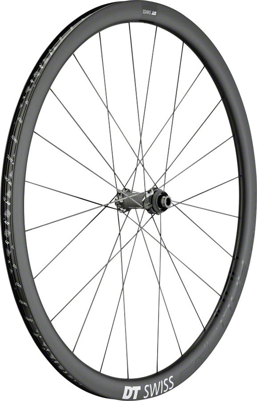 DT Swiss PRC 1400 Spline Front Wheel - 700, 12/15 x 100mm, 6-Bolt /Center-Lock, Black