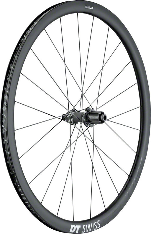 DT Swiss PRC 1400 Spline Rear Wheel - 700, 12 x 142mm/QR x 135mm, 6-Bolt/Center-Lock, HG 11, Black