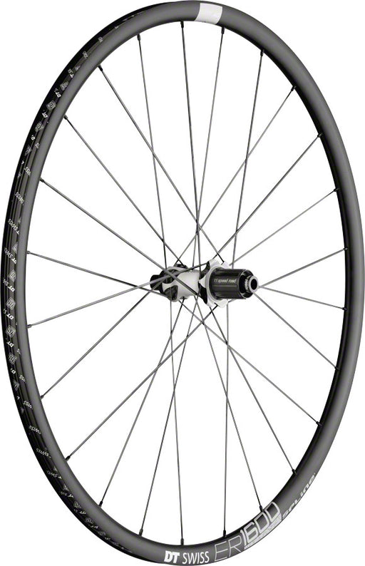 DT Swiss ER 1600 Spline db23 Rear Wheel - 700, 12 x 142mm/QR x 135mm ,6-Bolt/Center-Lock, HG 11, Black