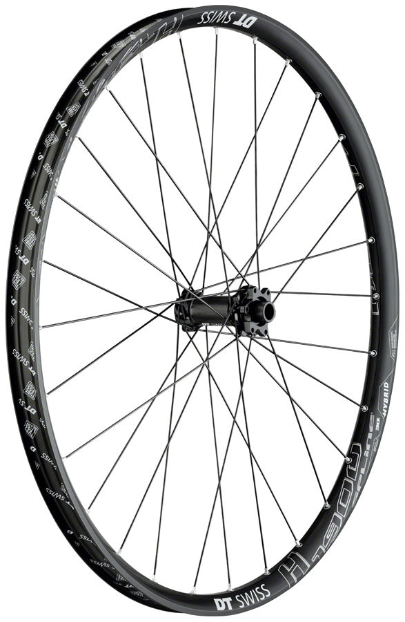 DT Swiss H 1900 Spline 30 Front Wheel - 27.5", 15 x 110mm Boost, 6-Bolt, Black, Ebike