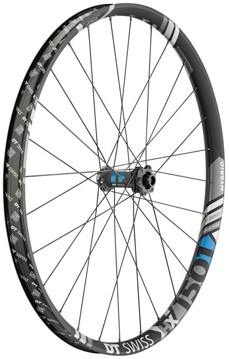 DT Swiss HX 1501 Spline One 35 Front Wheel - 27.5", 15 x 110mm Boost, 6-Bolt, Black, Ebike