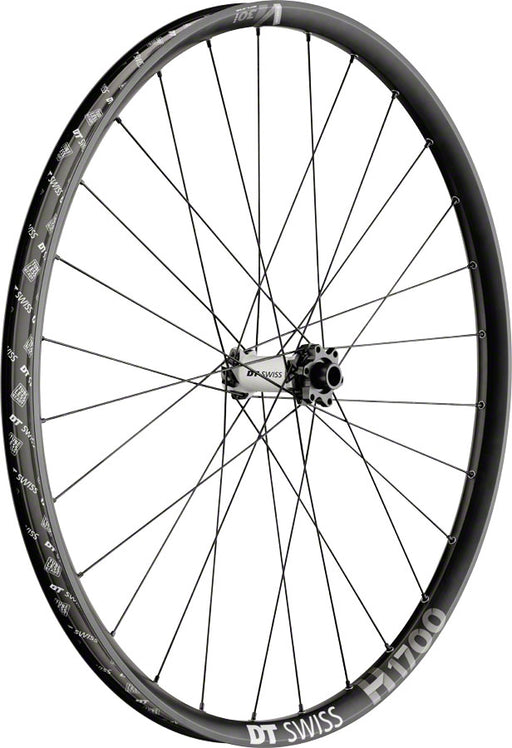 DT Swiss H 1700 Spline 30 Front Wheel - 27.5", 15 x 110mm Boost, 6-Bolt ,Black/Gray/Blue, Ebike