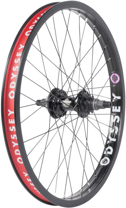 Odyssey Quadrant Rear Wheel - 20", 14 x 110mm, Rim Brake, Cassette, Black