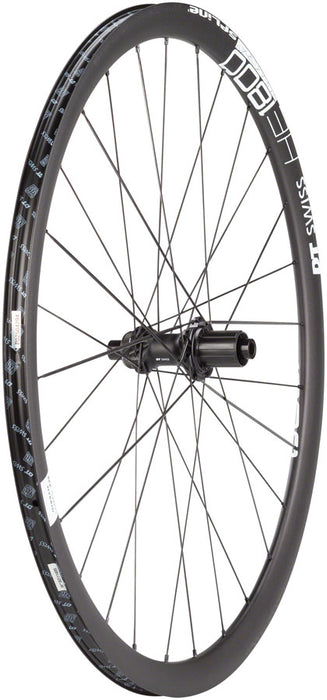 DT Swiss HE 1800 Spline 32 Rear Wheel - 700, 12 x 142, Center-Lock, HG 11, Black