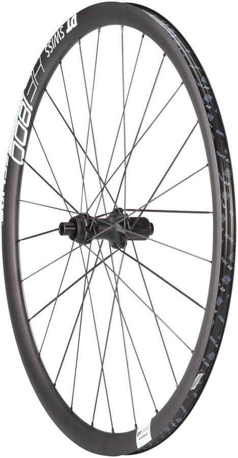 DT Swiss HE 1800 Spline 32 Rear Wheel - 700, 12 x 142, Center-Lock, HG 11, Black