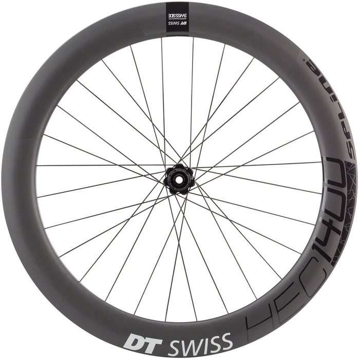 DT Swiss HEC 1400 Spline 62 Rear Wheel - 700, 12 x 142mm, Center-Lock/6-Bolt, HG 11/ XDR, Black
