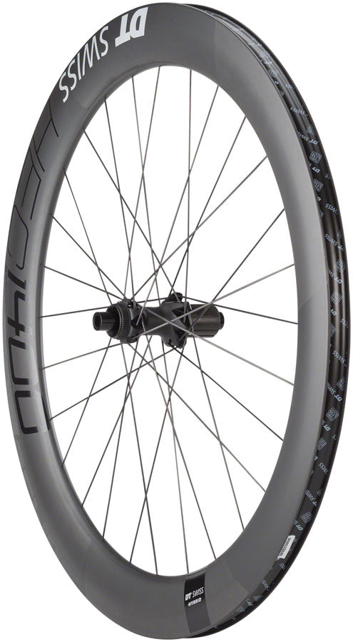 DT Swiss HEC 1400 Spline 62 Rear Wheel - 700, 12 x 142mm, Center-Lock/6-Bolt, HG 11/ XDR, Black