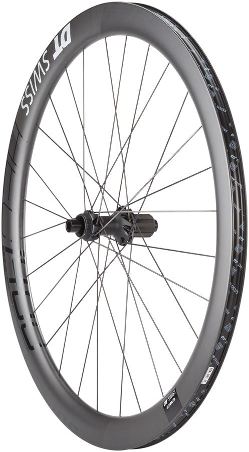 DT Swiss HEC 1400 Spline 47 Rear Wheel - 700, 12 x 142mm, Center-Lock/6-Bolt, HG 11/ XDR, Black