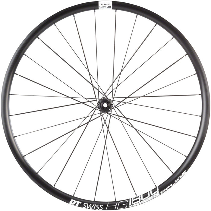 DT Swiss HG 1800 Spline 25 Front Wheel - 700, 12 x 100mm, Center-Lock, Black