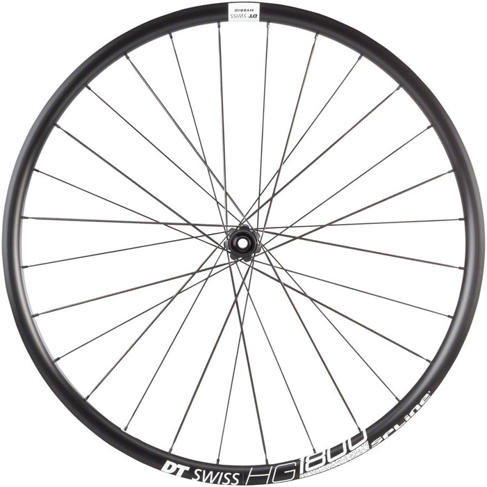 DT Swiss HG 1800 Spline 25 Front Wheel - 700, 12 x 100mm, Center-Lock, Black