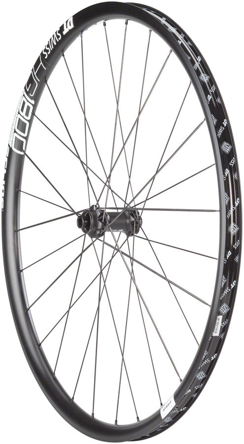 DT Swiss HG 1800 Spline 25 Front Wheel - 700, 12 x 100mm, Center-Lock, Black