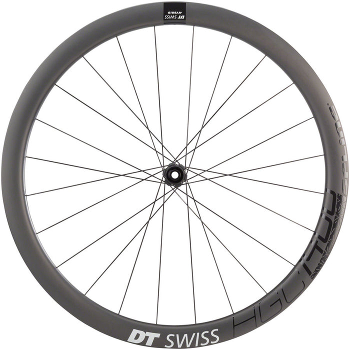 DT Swiss HGC 1400 Spline 42 Front Wheel - 700, 12 x 100mm, Center-Lock, Black