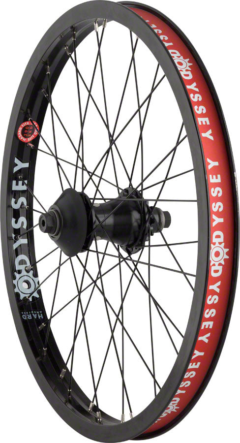 Odyssey Hazard Lite Freecoaster Rear Wheel - 20", 14 x 110mm, Rim Brake, RHD Freecoaster, Hard Black, Clincher