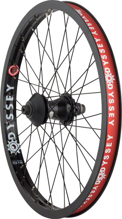 Odyssey Hazard Lite Freecoaster Rear Wheel - 20", 14 x 110mm, Rim Brake, LHD Freecoaster, Hard Black, Clincher