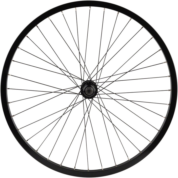 Odyssey Hazard Lite Front Wheel - 24", 3/8" x 100mm, Rim Brake, Hard Black, Clincher