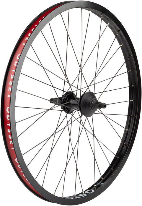 Odyssey Hazard Lite Rear Wheel - 24", 14 x 110mm, Rim Brake, Cassette, RHD/LHD, Hard Black, Clincher