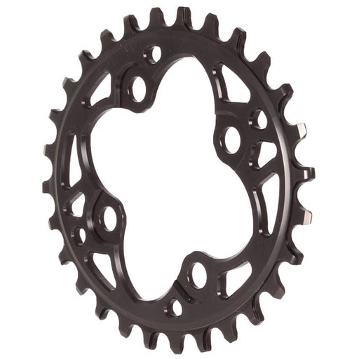 absoluteBLACK 104 Oval chainring, 64BCD 28T - black