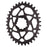 absoluteBLACK Spiderless GXP (Boost/3mm) DM Oval chainring, 34T - bl