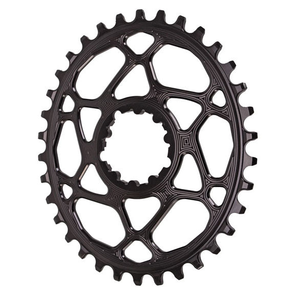 absoluteBLACK Spiderless GXP (Boost/3mm) DM Oval chainring, 34T - bl