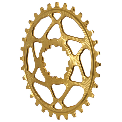 absoluteBLACK Spiderless GXP (Boost/3mm) DM Oval chainring, 32T - gold